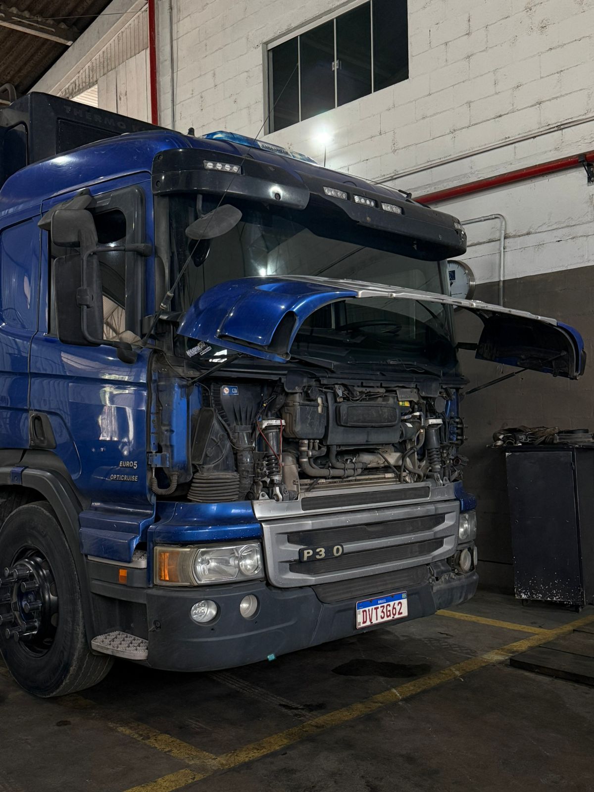 Scania P310 Euro 5 em diagnóstico